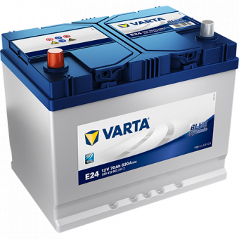 Аккумулятор автомобильный Varta Blue Dynamic E24 70L 630A 261x175x220