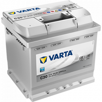 Аккумулятор автомобильный Varta Silver Dynamic C30 54R 530A 207x175x190 (554 400 053)