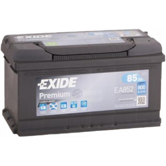 Аккумулятор автомобильный Exide Premium 85R (800А 315х175х175) EA852