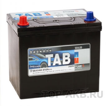 Аккумулятор автомобильный Tab Polar S 65L (650А 232x173x225) D23 прям. 246965 56569