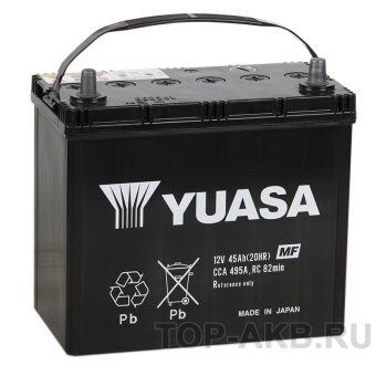 Аккумулятор автомобильный YUASA 60B24L (45R 495A 238x128x227)