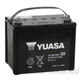 Аккумулятор автомобильный YUASA 85D26L (69R 615A 260x173x225)
