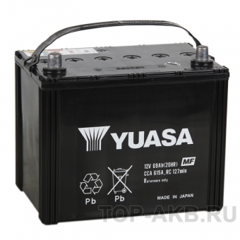Аккумулятор автомобильный YUASA 85D26R (69L 615A 260x173x225)