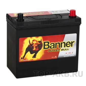 Аккумулятор автомобильный BANNER Power Bull (45 23) 45R 390A 236x126x227