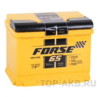 Аккумулятор автомобильный Forse 65R 660A (242x175x190)