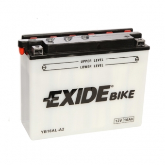 Мотоциклетный аккумулятор Exide Conventional EB16AL-A2 12V 16Ah 175A (205x70x162) обр. пол. (сухоз.)