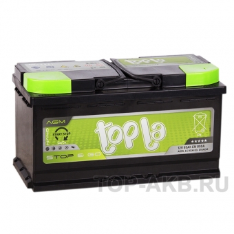Аккумулятор автомобильный Topla AGM Stop-n-Go 95R (850A 353x175x190) 114090