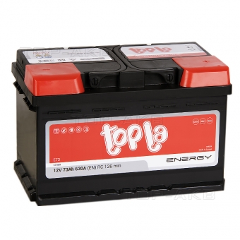 Аккумулятор автомобильный Topla Energy 73R низкий (630A 278x175x175) 108073 57309
