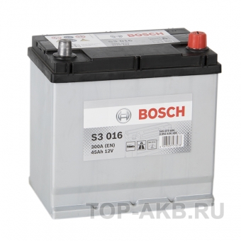 Аккумулятор автомобильный Bosch S3 016 45R 300A 219x135x225