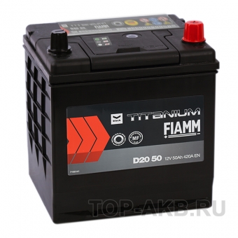 Аккумулятор автомобильный Fiamm Asia 50R 420A 200x173x225