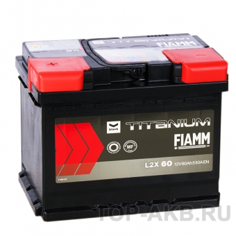 Аккумулятор автомобильный Fiamm Black Titanium 60L 510A 242x175x190 L2X 60