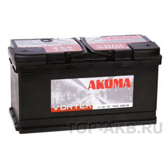 Аккумулятор автомобильный Akuma Vortek 100R 800A (353x175x190)