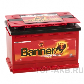 Аккумулятор автомобильный BANNER uni Bull (50 500) 80 700A 278x175x190