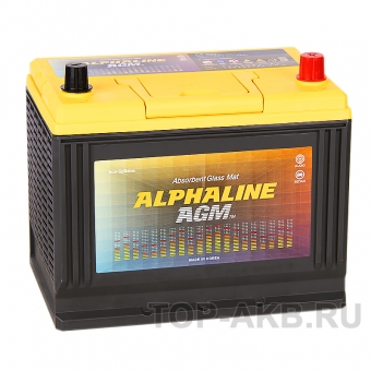 Аккумулятор автомобильный Alphaline AGM AX D26L 75Ah 720A о.п. (260x172x220) Start-Stop