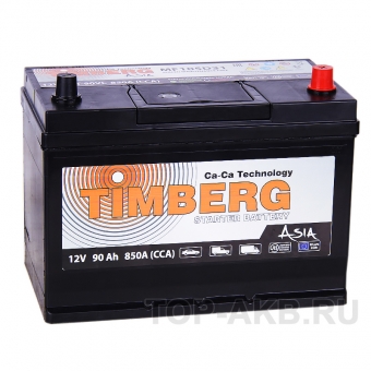Аккумулятор автомобильный Timberg Asia 105D31L 90R 850A 296x172x220