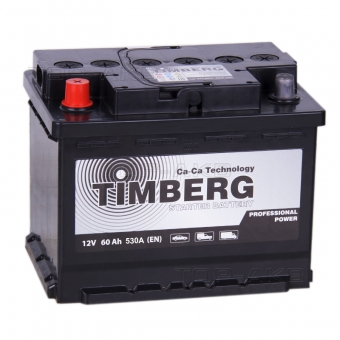 Аккумулятор автомобильный Timberg PRO 60L 530A 242x175x190