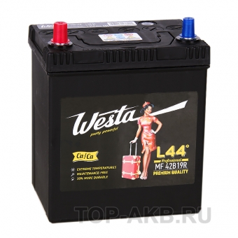 Аккумулятор автомобильный Westa 42B19R (40L 340A 187x127x219)