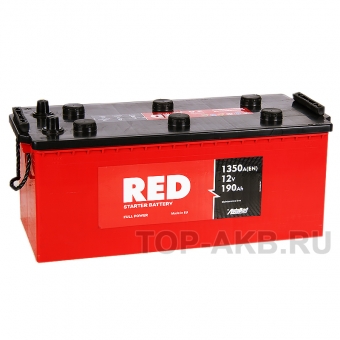 Аккумулятор автомобильный Red 190 euro (1300А 513x223x217)
