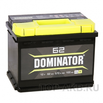 Аккумулятор автомобильный Dominator 62L 620А 242x175x190