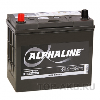 Аккумулятор автомобильный Alphaline EFB 70B24R 45L (460A 238x129x227) N55R Start-Stop