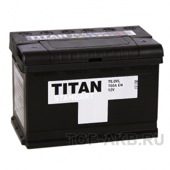 Аккумулятор автомобильный Titan Standart 75R 650A 278x175x190