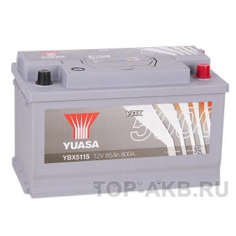 Аккумулятор автомобильный YUASA YBX5115 85 Ач 800А обр. пол. (315x175x190)