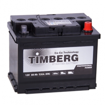 Аккумулятор автомобильный Timberg PRO 60R 530A 242x175x190
