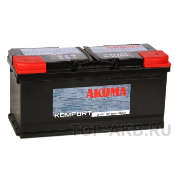 Аккумулятор автомобильный Akuma Komfort 110R 950A (393x175x190)