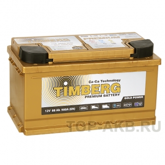 Аккумулятор автомобильный Timberg Gold 88R 900A 315х175х175