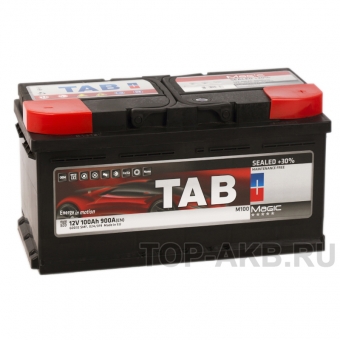Аккумулятор автомобильный Tab Magic 100R (900A 353x175x190) 189800 60044