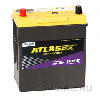 Аккумулятор автомобильный Atlas UHPB UMF 55B19R (45L 390A 187x127x225)