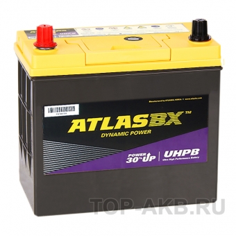 Аккумулятор автомобильный Atlas UHPB UMF 75B24R (55L 480A 237x127x222)