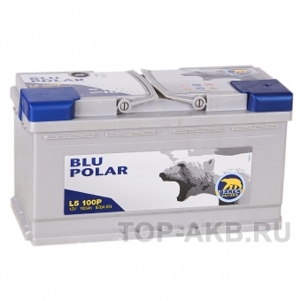 Аккумулятор автомобильный Baren Polar Blu 100R 870A 353x175x190 (L5100P)