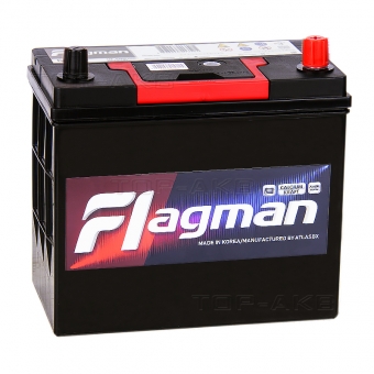 Аккумулятор автомобильный Flagman 65B24L 52R 480A 232x127x220