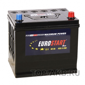 Аккумулятор автомобильный Eurostart Asia 60R (450А 232x173x225)