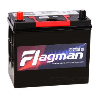 Аккумулятор автомобильный Flagman 65B24R 52L 480A 232x127x220