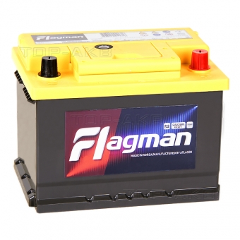 Аккумулятор автомобильный Flagman 68R L2 680A (242x175x190) 56800
