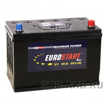 Аккумулятор автомобильный Eurostart Asia 100R (630А 306x173x225)