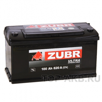 Аккумулятор автомобильный ZUBR Ultra 100L 940A (353x175x190)