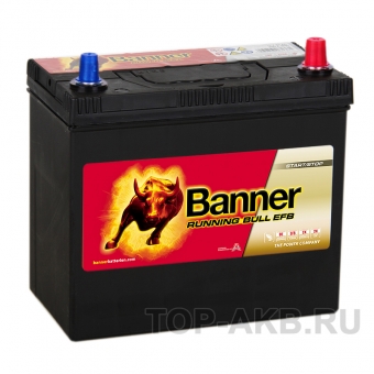 Аккумулятор автомобильный Banner Running Bull EFB Start-Stop (555 15) 55R 460A 238x129x225