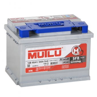 Аккумулятор автомобильный Mutlu Mega Calcium 60L 510A 242x175x190 (SFB M2)
