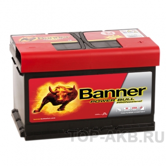 Аккумулятор автомобильный BANNER Power Bull Pro (77 42) 77R низкий 680A 278x175x175