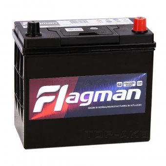 Аккумулятор автомобильный Flagman 70B24LS 55R 490A 232x127x220