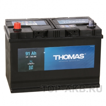 Аккумулятор автомобильный Thomas Asia 91L 740A 306x173x225