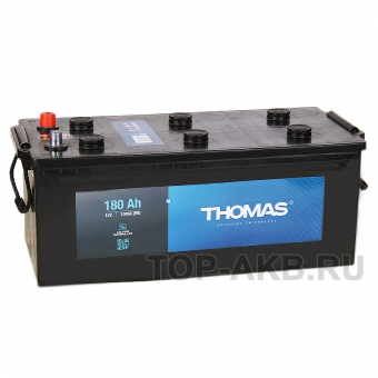 Аккумулятор автомобильный Thomas 180 евро 1000A (513x223x223)