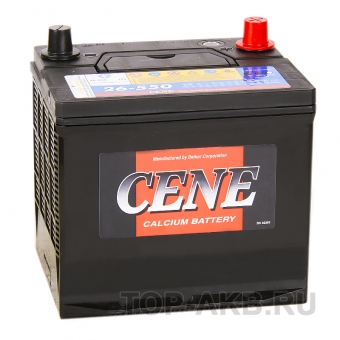 Аккумулятор автомобильный Cene 26-550 (58L 550A 206x172x205)
