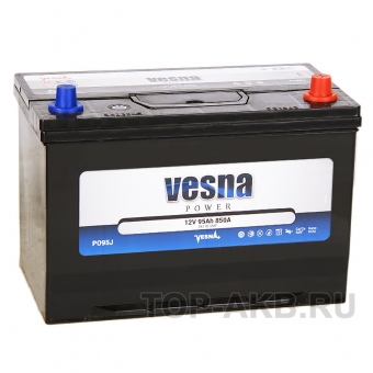 Аккумулятор автомобильный Vesna Power 95R (850A 306x173x225) 415295 59518
