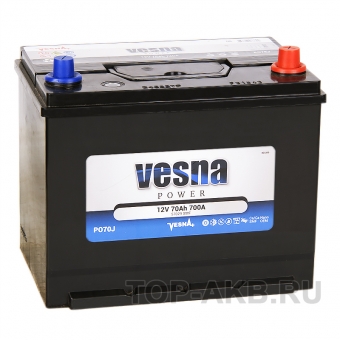 Аккумулятор автомобильный Vesna Power 70R (700A 261x173x225) 415270 57029