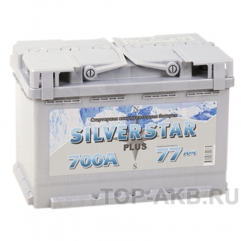 Аккумулятор автомобильный Silverstar Plus 77R 700A 276x175x190