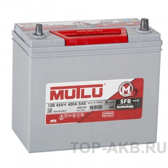 Аккумулятор автомобильный Mutlu Calcium Silver 55B24L 45R 360А (238x129x227) SMF M2